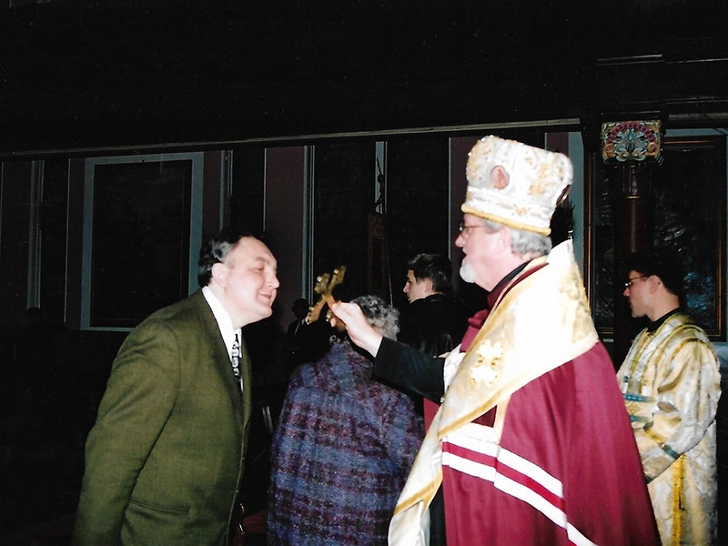 His Eminence Metropolitan Antony with Bohdan Sikora